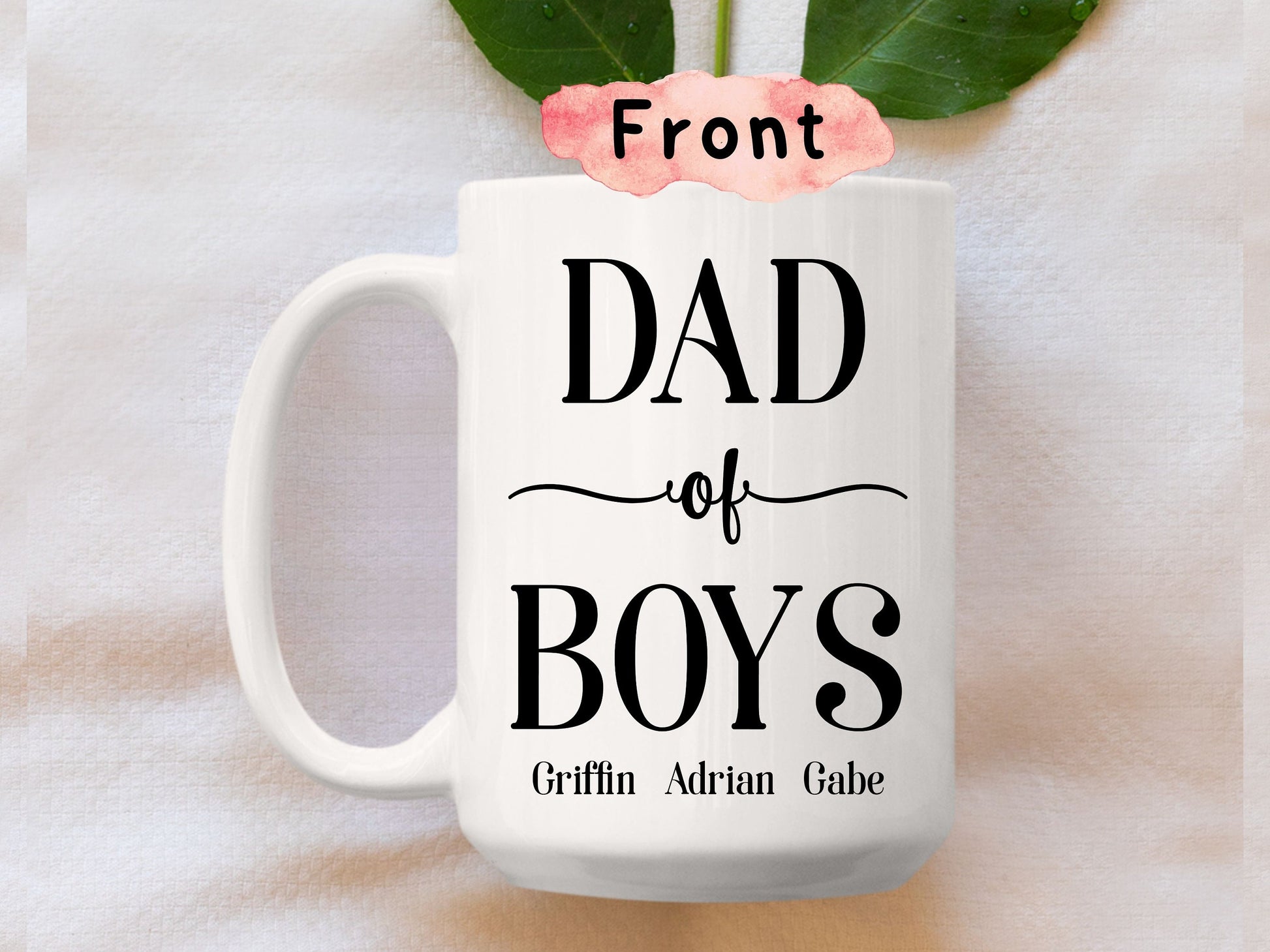 Dad of Boys Mug, Gift for Fathers Day, Gift from Son, Gift from Boys, Personalized Mug, Dad Birthday Gift, Custom Gifts, Dad of Boys Gift