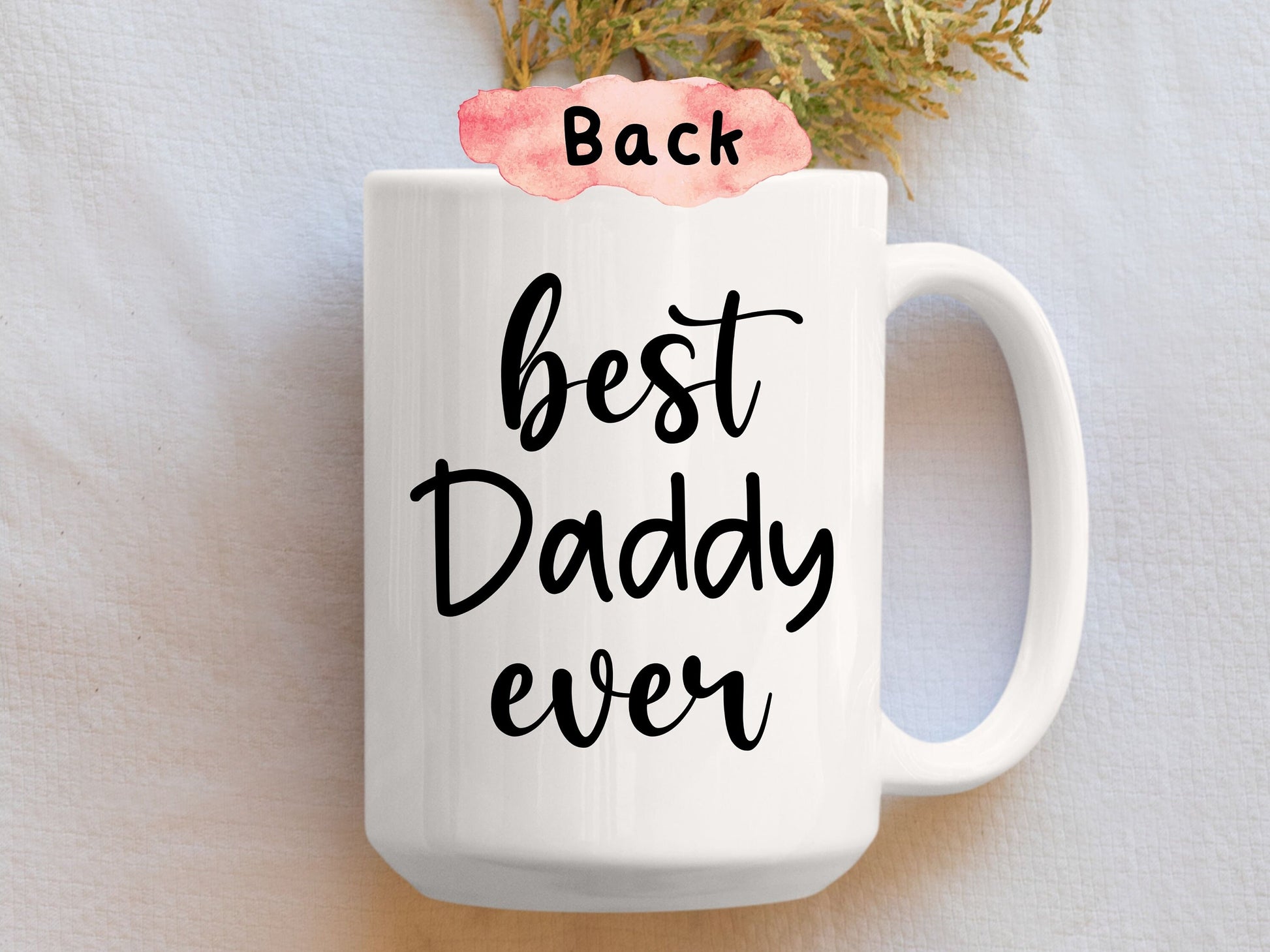 Best Dad Ever Mug, Personalized Father Mug, Custom Father Gift, Best Daddy Ever, Funny Father Gift, Gift For Dad, Father'S Day Gift From Son