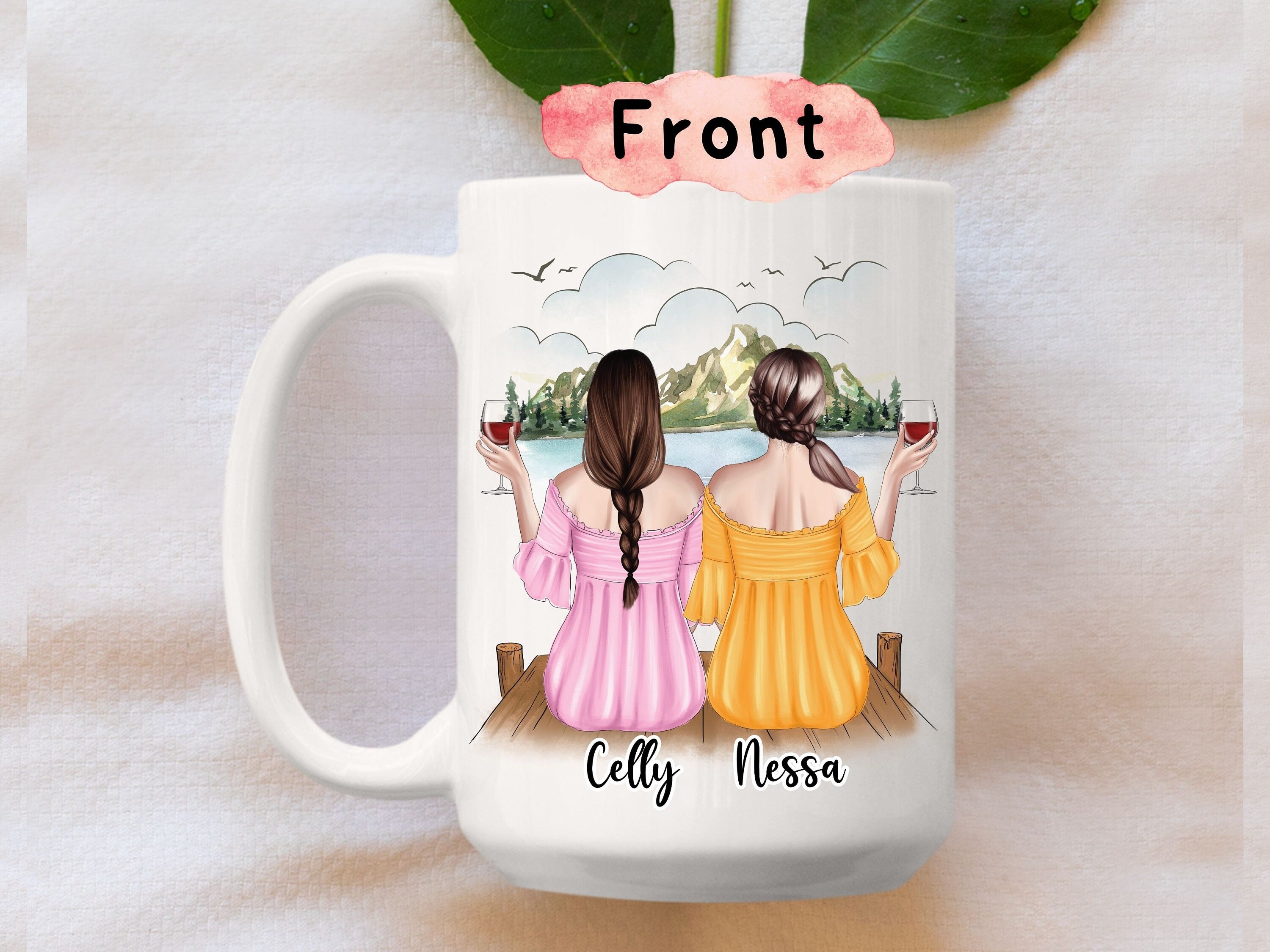 Custom Sisters Mug, Best Sister Gift, Sister Moving Away Mug, Long Distance Sisters Gift, Sisters Birthday Gifts, Big Sister Little Sister