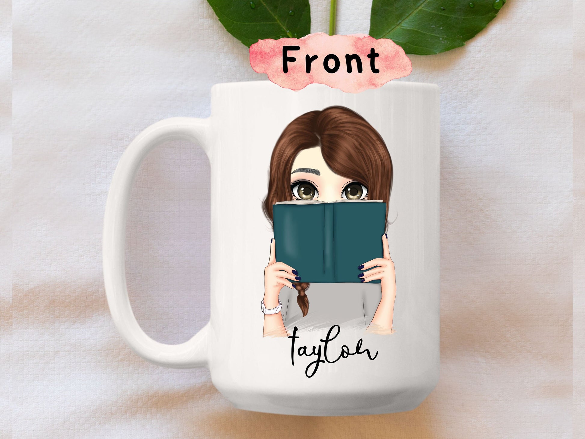 Bookworm Mug, Book Lover Gift, Reader Mug, Custom Name Mug, Librarian Mug, Bookish Gift, Custom Teacher Mug, Bookworm Gift,Book Lover Mug