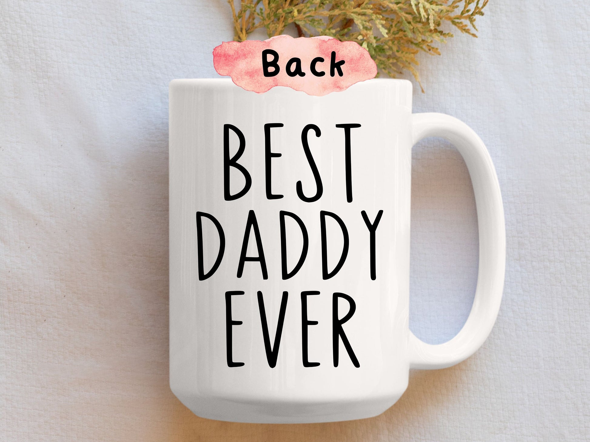 Personalized Dad Gifts From Kids, Daddy Gifts From Daughter and Son, Custom Gift For Dad, Dad Coffee Mug With Kids, Dad Birthday Gift