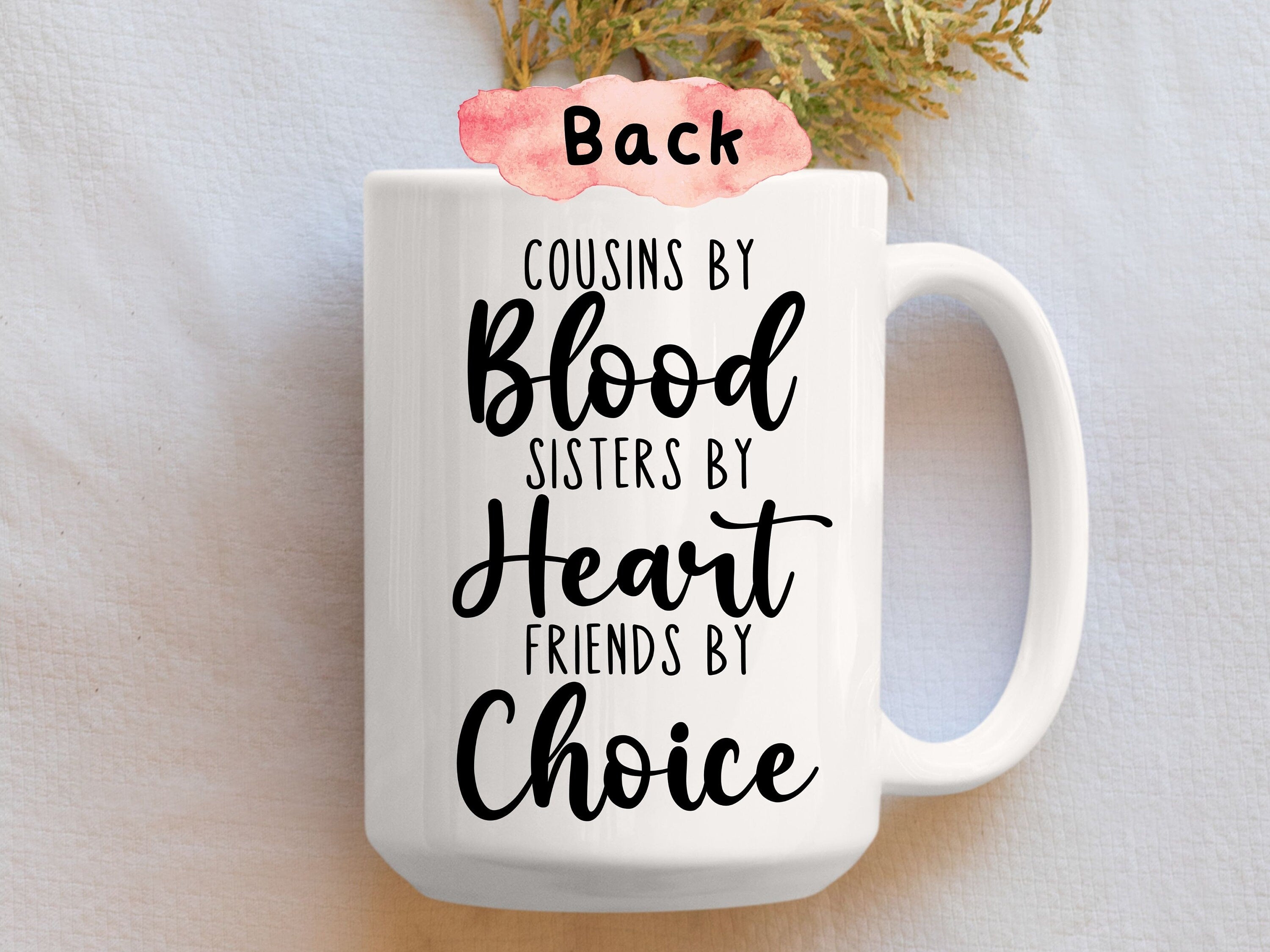 Cousin Gift, Cousin Birthday Gifts, Personalized Gift, Gift For Cousin, Cousin Christmas Gift, Custom Cousin Mug, Soul Sisters Mug #2F06