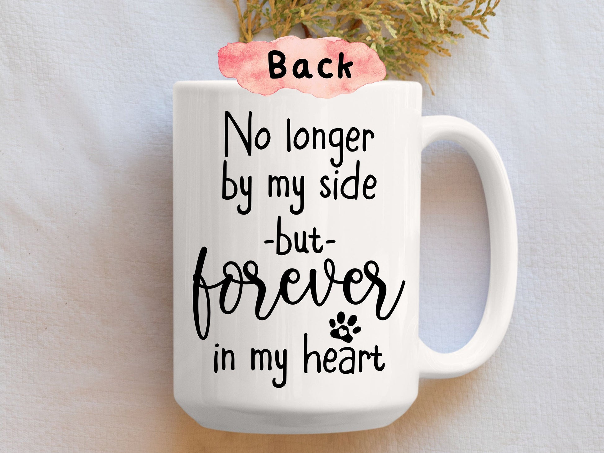 Girl And Dogs - Forever In Our Hearts - Memorial Dog Custom Mug Personalized Gift For Dog Mom, Memory Gift Dog Lovers #DNM16