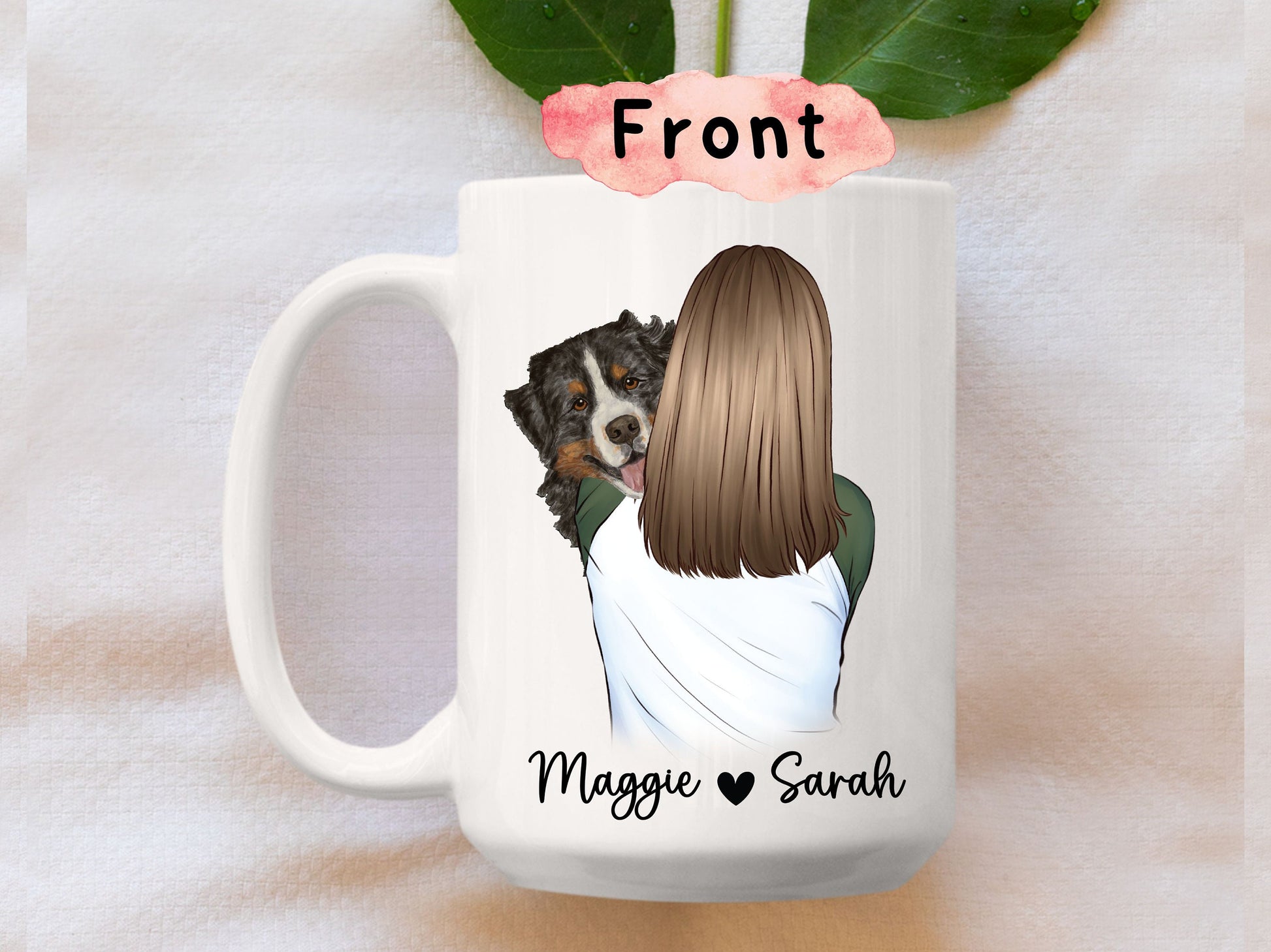 Bernese Mountain Mug Bernese Gifts Bernese Mountain Mom Mug Bernese Mountain Dog Lover Mug Custom Pet Mug Bernese Mountain Owner Gift