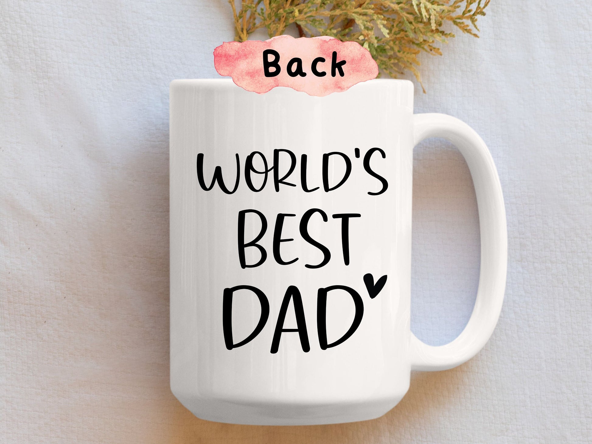 Personalized Dad Gifts From Kids, Daddy Gifts From Daughter and Son, Custom Gift For Dad, Dad Coffee Mug With Kids, Dad Birthday Gift