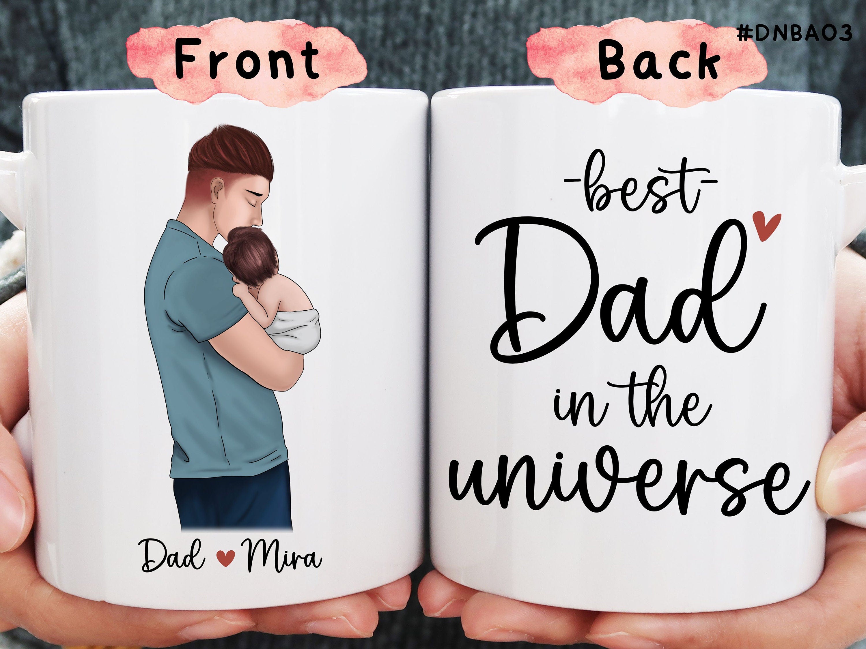 Best Dad in the Universe, First Fathers Day Gift, New Dad Mug, Personalized Dad Gift, First Time Dad Mug, Best Dad Ever, Mug For New Dad