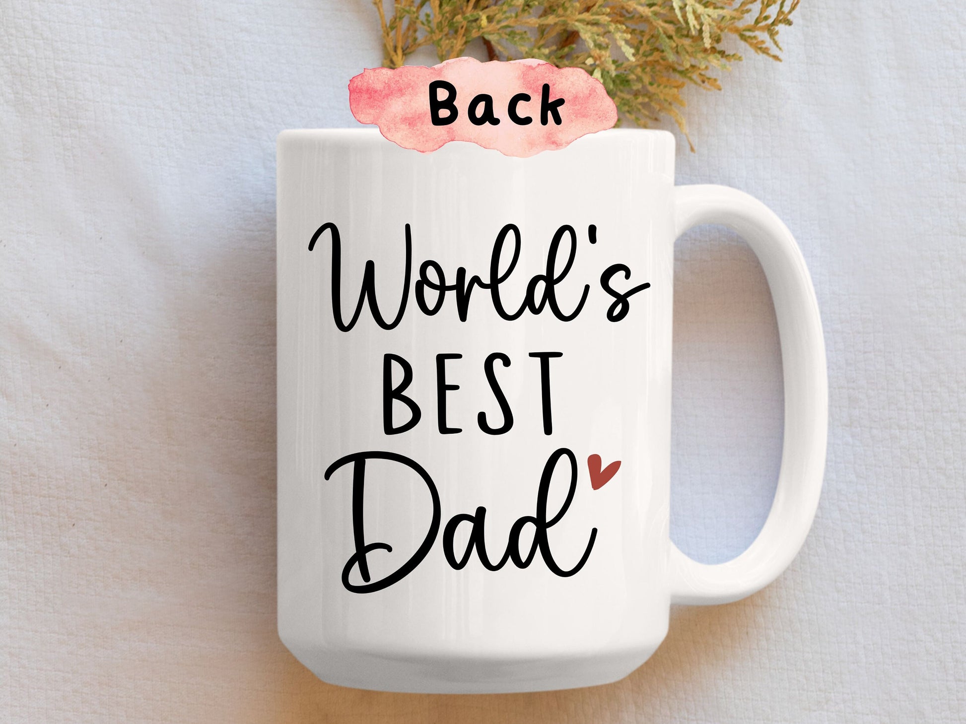 Personalized Fathers Day Gift from Kids Gift from Wife World's Best Daddy Step Dad Gift Bonus Dad Father's Day Gift ,(#DNBA01)