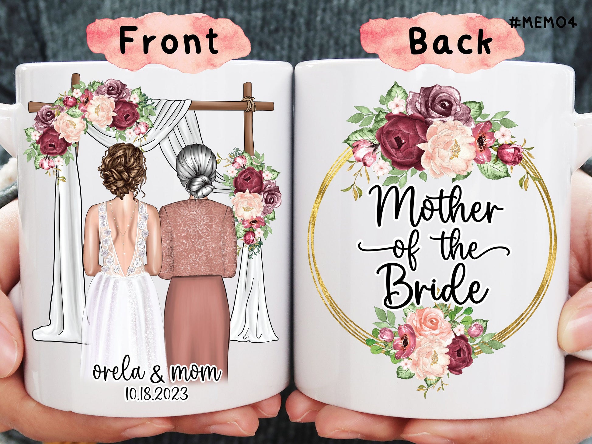 Mother Of The Bride Gift, Gift From Bride, MOTHER of the BRIDE mug, Grandma of the Bride Gift, Gifts for Mother of The Bride