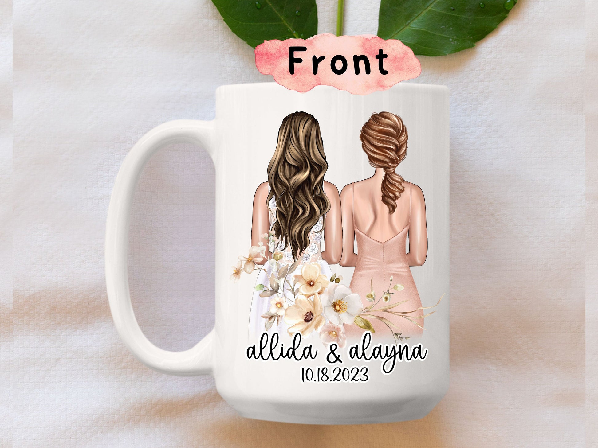 Custom Bridal Party Gift, Maid of Honor Proposal Mug, Bride Gift Coffee mug, Best Friend mug Gift, Bridesmaid gift mug, Sisters forever gift