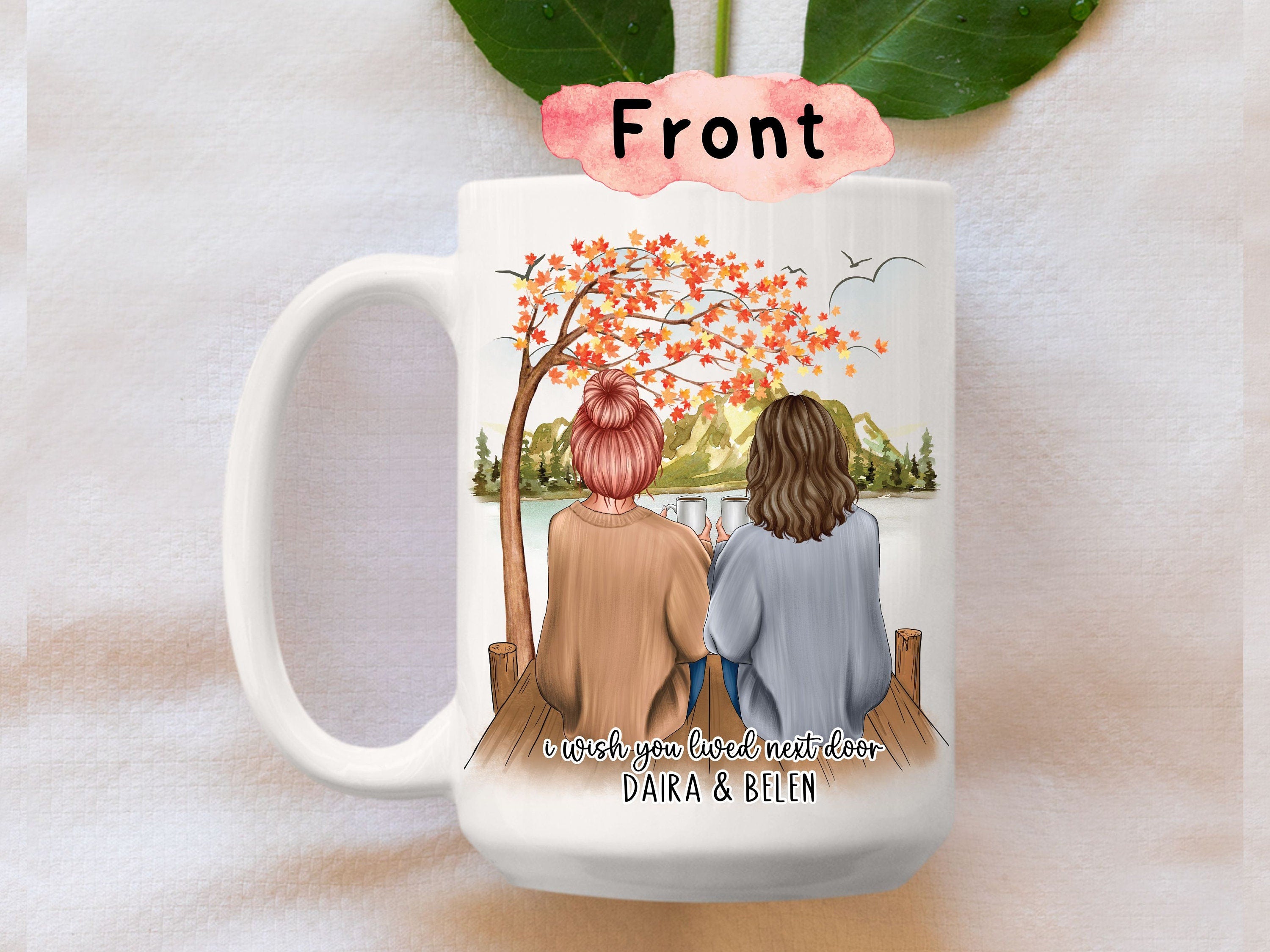 I Wish You Lived Next Door Coffee Mug Friendship Knows No Distance Long Distance State To State Best Friends Mug Bestie Mug Going Away Gift