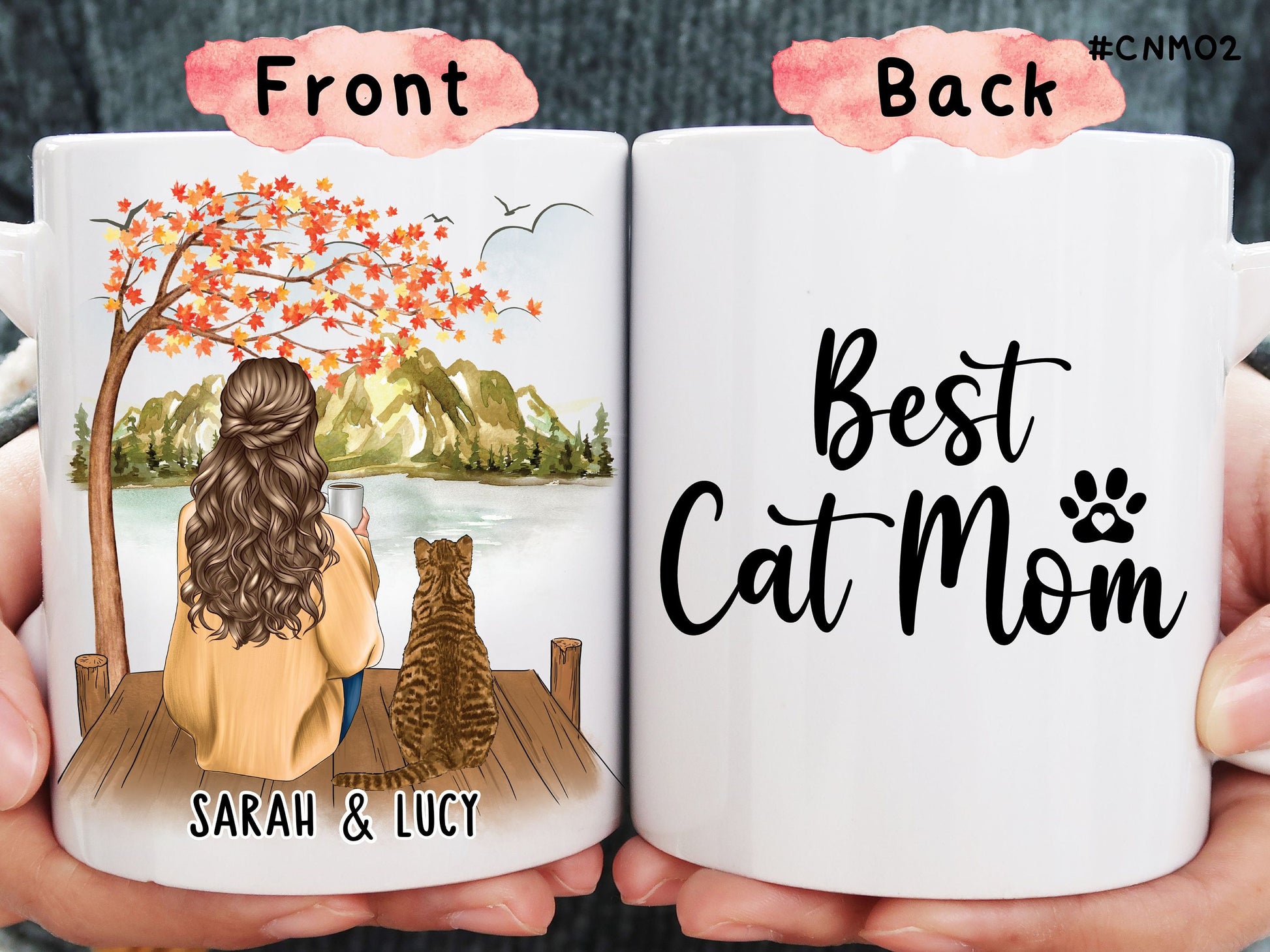 Custom Cat Mom Mug, Cat Mother Mug, Cat Mom Gift, Cat Lover Gift, Best Friend Mug, Dog Mother Gift, Gift For Cat Lovers, Personalized Cat